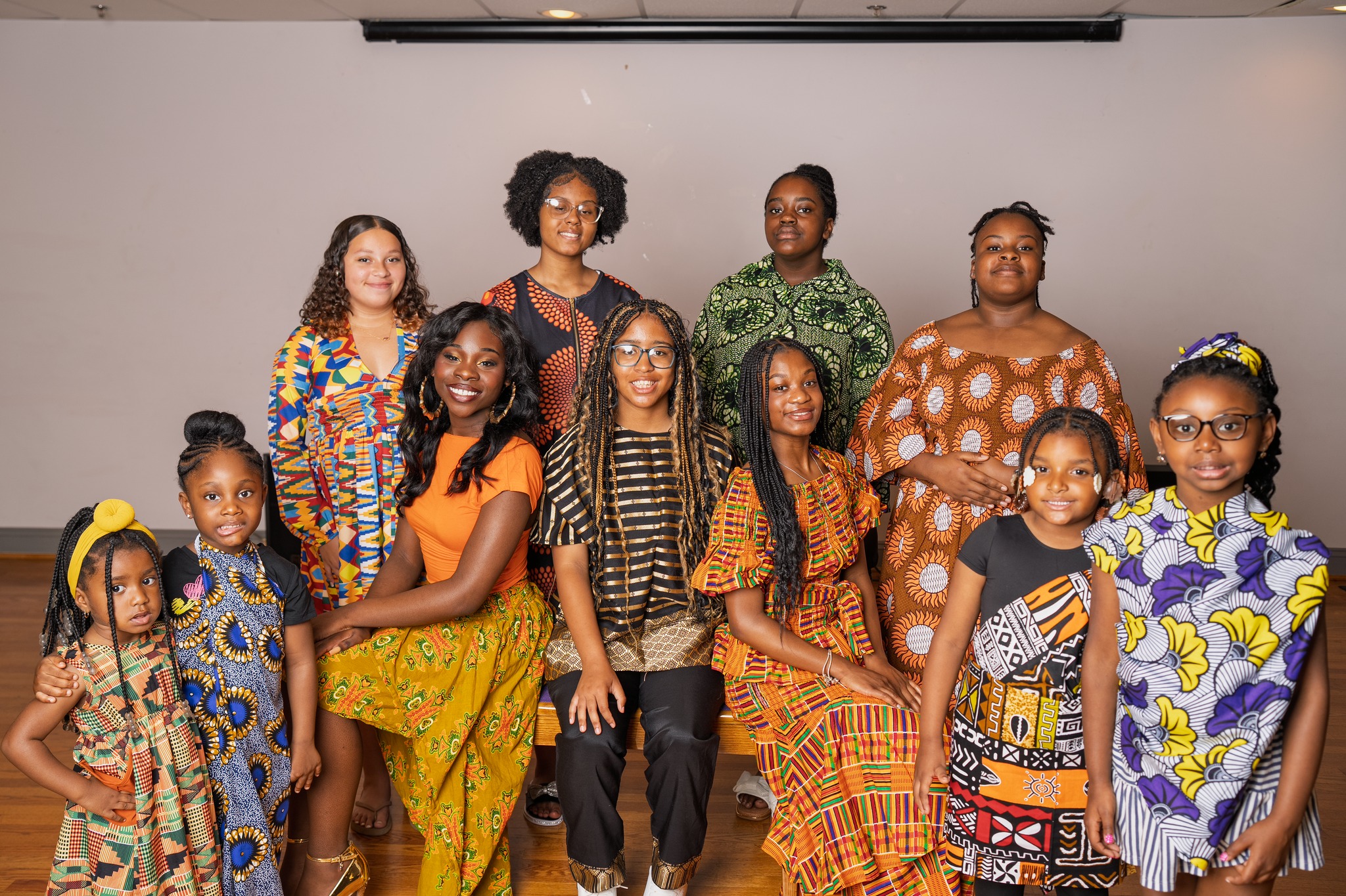 Family Enrichment Program and Pageant participants posing together